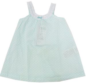 ΦΟΡΕΜΑ BENETTON BABY SUMMER HER ΛΕΥΚΟ/ΓΑΛΑΖΙΟ (68 CM)-(6-9 ΜΗΝΩΝ)