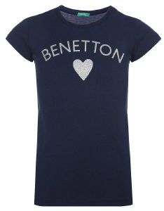 T-SHIRT BENETTON BASIC GIRL   (82 CM)-(1-2 )