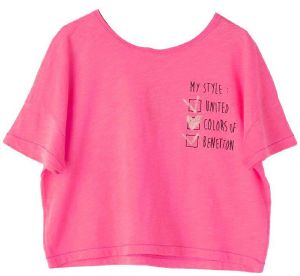 T-SHIRT BENETTON CA ΡΟΖ (160 CM)-(11-12 ΕΤΩΝ) T-SHIRT BENETTON CA ΡΟΖ (160 CM)-(11-12 ΕΤΩΝ)