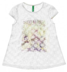 BENETTON TOP BENETTON BEE FREE ΕΚΡΟΥ (90 CM)-(2 ΕΤΩΝ)