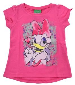 BENETTON ΜΠΛΟΥΖΑ ΜΕ ΚΟΝΤΟ ΜΑΝΙΚΙ BENETTON #5 HELLO SUMM G DAISY ΦΟΥΞΙΑ (90 CM)-(2 ΕΤΩΝ)