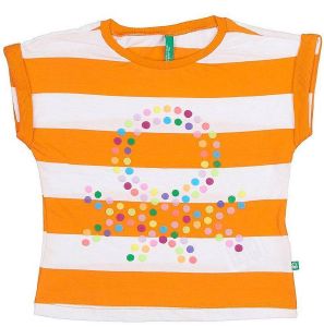 T-SHIRT BENETTON FOUNDATION TK S ΡΙΓΕ ΠΟΡΤΟΚΑΛΙ/ΛΕΥΚΟ (150 CM)-(10-11 ΕΤΩΝ) T-SHIRT BENETTON FOUNDATION TK S ΡΙΓΕ ΠΟΡΤΟΚΑΛΙ/ΛΕΥΚΟ (150 CM)-(10-11 ΕΤΩΝ)