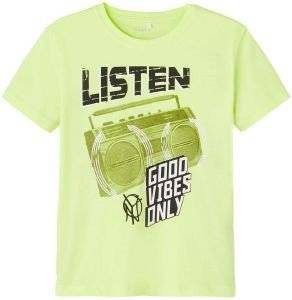 T-SHIRT NAME IT 13200272 NKMVAGNO ������� LIME (134-140 CM)-(9-10 ����)