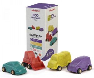 ΣEΤ 4 ΤΕΜΑΧΙΩΝ ECO MINIMOBIL MINILAND ΣEΤ 4 ΤΕΜΑΧΙΩΝ ECO MINIMOBIL MINILAND