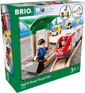 BRIO ΣΙΔΗΡΟΔΡΟΜΟΣ ΣΤΑΘΜΟΣ ΜΕ ΟΧΗΜΑΤΑ BRIO 33ΤΜΧ (33209)