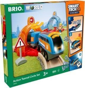 BRIO SMART TECH - ΣΕΤ ΕΠΙΒΑΤΙΚΟ ΤΡΕΝΟ ΜΕ ΤΟΥΝΕΛ BRIO 14ΤΜΧ (33974)