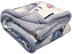 �������� GREENWICH POLO CLUB ���� 8800 FLEECE SHERPA ����/����/������� 80X110CM