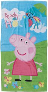 DAS HOME ΠΕΤΣΕΤΑ ΘΑΛΑΣΣΗΣ DAS HOME PEPPA PIG 5854 ΡΟΖ/ΠΡΑΣΙΝΟ 70X140CM