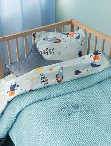 ΚΟΥΒΕΡΤΑ ΠΙΚΕ PALAMAIKI BEBE BLANKETS DREAMS ΓΑΛΑΖΙΟ 80X110CM ΚΟΥΒΕΡΤΑ ΠΙΚΕ PALAMAIKI BEBE BLANKETS DREAMS ΓΑΛΑΖΙΟ 80X110CM
