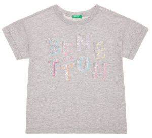 T-SHIRT BENETTON BASIC GIRL ���� ������� (90 CM)-(2 ����)