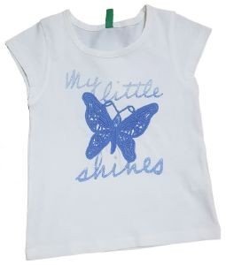T-SHIRT BENETTON BEE FREE BUTTERFLY  (82 CM)-(1-2 Կ)