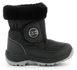 ΜΠΟΤΑΚΙ KICKERS JUMPSNOW 744632 ΜΑΥΡΟ ΜΕΤΑΛΛΙΖΕ (EU:34)