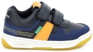 KICKERS SNEAKERS KICKERS KALIDO 910861 ΜΠΛΕ/ΣΚΟΥΡΟ ΜΠΛΕ/ΚΙΤΡΙΝΟ (EU:31)