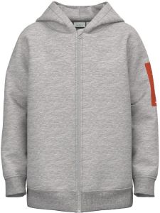 NAME IT HOODIE ΜΕ ΦΕΡΜΟΥΑΡ NAME IT 13209302 NKMLESIMON ΓΚΡΙ ΜΕΛΑΝΖΕ (122-128 CM)-(7-8 ΕΤΩΝ)