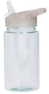 ΜΠΟΥΚΑΛΙ A LITTLE LOVELY COMPANY GLITTER SILVER 450ML ΜΠΟΥΚΑΛΙ A LITTLE LOVELY COMPANY GLITTER SILVER 450ML