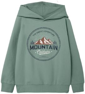 NAME IT HOODIE NAME IT 13206621 NKMVUGO ΠΡΑΣΙΝΟ MINT (122-128 CM)-(7-8 ΕΤΩΝ)