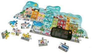 HAPE ΤΟ ΠΑΖΛ ΤΗΣ ΜΕΓΑΛΗΣ ΠΟΛΗΣ ΜΕ ΕΦΕ ΚΙΝΗΣΗΣ HAPE ANIMATED CITY PUZZLE