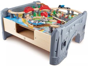     HAPE RAILWAY TRAIN & TABLE SET