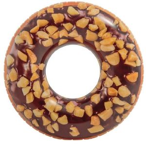 �������� ������� ����������� ������ ������� INTEX NUTTY CHOCOLATE DONUT TUBE 114CM