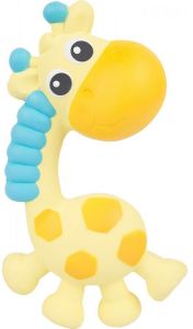 PLAYGRO ΠΑΙΧΝΙΔΙ ΟΔΟΝΤΟΦΥΙΑΣ PLAYGRO SQUEAK AND SOOTH NATURAL TEETHER 3Μ+