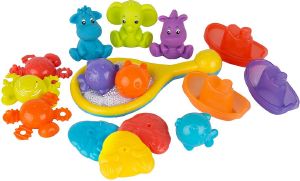 PLAYGRO ΣΕΤ ΠΑΙΧΝΙΔΙΑ ΜΠΑΝΙΟΥ PLAYGROBABY BATH TIME ACTIVITY GIFT PACK-FULLY SEALED 6Μ+