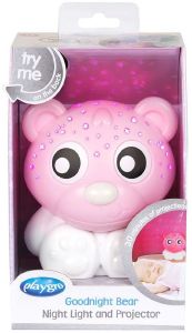 PLAYGRO ΦΩΤΑΚΙ ΝΥΚΤΟΣ PLAYGRO GOODNICHT BEAR NIGHT LIGHT-ΡΟΖ/ΑΣΠΡΟ