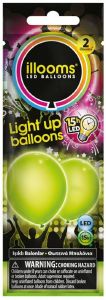 GIOCHI PREZIOSI ΣΕΤ ΦΩΤΕΙΝΑ ΜΠΑΛΟΝΙΑ GIOCHI PREZIOSI ILLOOMS LED BALLOONS ΠΡΑΣΙΝΟ 2ΤΜΧ (LLM05211)