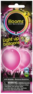 GIOCHI PREZIOSI ΣΕΤ ΦΩΤΕΙΝΑ ΜΠΑΛΟΝΙΑ GIOCHI PREZIOSI ILLOOMS LED BALLOONS ΡΟΖ 2ΤΜΧ (LLM05211)