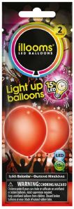 ΣΕΤ ΦΩΤΕΙΝΑ ΜΠΑΛΟΝΙΑ GIOCHI PREZIOSI ILLOOMS LED BALLOONS ΚΟΚΚΙΝΟ 2ΤΜΧ (LLM05211) φωτογραφία