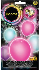    GIOCHI PREZIOSI ILLOOMS LED BALLOONS // 5 [LLM09000]