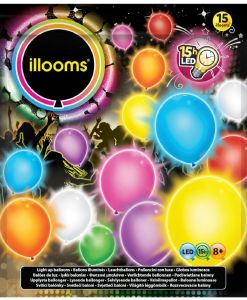 GIOCHI PREZIOSI ΣΕΤ ΦΩΤΕΙΝΑ ΜΠΑΛΟΝΙΑ GIOCHI PREZIOSI ILLOOMS LED BALLOONS MIXED 15ΤΜΧ (LLM15000)