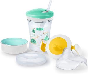 LEARN TO DRINK SET NUK 230ML LIGHT GREEN