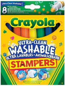 CRAYOLA CRAYOLA ΠΛΕΝΟΜΕΝΟΙ ΜΑΡΚΑΔΟΡΟΙ ΣΦΡΑΓΙΔΑΚΙΑ 8TMX (58-8129)