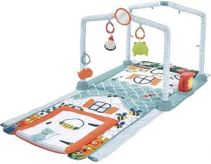 FISHER-PRICE ΓΥΜΝΑΣΤΗΡΙΟ ΔΡΑΣΤΗΡΙΟΤΗΤΩΝ - ΣΠΙΤΑΚΙ 3 ΣΕ 1 ΜΕ ΦΩΤΑ ΚΑΙ ΗΧΟΥΣ (HJK45)