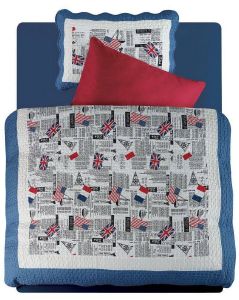 ΣΕΤ ΚΟΥΒΕΡΛΙ DAS HOME KID COLLETION MICROFIBRE 4507 ΜΠΛΕ/ΛΕΥΚΟ 160Χ240CM ΣΕΤ ΚΟΥΒΕΡΛΙ DAS HOME KID COLLETION MICROFIBRE 4507 ΜΠΛΕ/ΛΕΥΚΟ 160Χ240CM