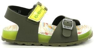 KICKERS ΣΑΝΔΑΛΙΑ KICKERS SOSTREET 894911 ΧΑΚΙ/ΚΙΤΡΙΝΟ (EU:26)