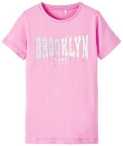 T-SHIRT NAME IT 13213295 NKFBRIGITA ΡΟΖ (122-128 CM)-(7-8 ΕΤΩΝ)