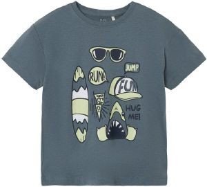T-SHIRT NAME IT 13215002 NMMVAGNO ΓΚΡΙ (122-128 CM)-(7-8 ΕΤΩΝ)