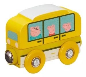 GIOCHI PREZIOSI PEPPA PIG ΞΥΛΙΝΑ ΟΧΗΜΑΤΑΚΙΑ ΛΕΩΦΟΡΕΙΟ (PPC73000)