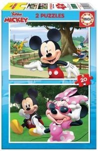 EDUCA EDUCA PUZZLE MICKEY - FRIENDS 2X20TMX (Π.018.884)