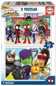 EDUCA PUZZLE SPIDEY & HIS AMAZING FRIENDS 2X20TMX [.019.296]