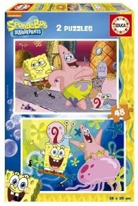 EDUCA PUZZLE BOB ESPONJA 2X48TMX [.019.388]