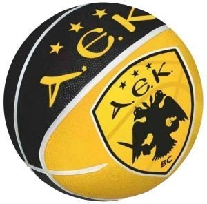 ΜΠΑΛΑ ΜΠΑΣΚΕΤ STARTOYS ΑΕΚ 29CM ΜΠΑΛΑ ΜΠΑΣΚΕΤ STARTOYS ΑΕΚ 29CM