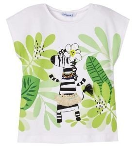 T-SHIRT MAYORAL 021 ΛΕΥΚΟ (122 CM)(7 ΕΤΩΝ)