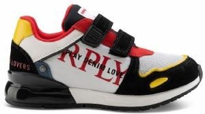 REPLAY SNEAKERS REPLAY GBS29.332.C0019L/174 ΛΕΥΚΟ/ΜΑΥΡΟ/ΠΟΡΤΟΚΑΛΙ (EU:32)