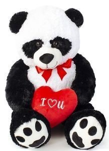 PANDA ΜΕ ΚΑΡΔΙΑ I LOVE YOU 100CM [59504V]