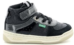 KICKERS ΜΠΟΤΑΚΙ KICKERS KICKALIEN 910874 ΜΑΥΡΟ/ΑΣΗΜΙ (EU:24)