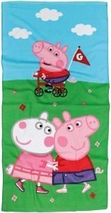 DAS HOME ΠΕΤΣΕΤΑ ΘΑΛΑΣΣΗΣ DAS HOME PEPPA PIG 5863 ΜΠΛΕ/ΠΡΑΣΙΝΟ 70X140CM
