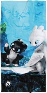 DAS HOME ΠΕΤΣΕΤΑ ΘΑΛΑΣΣΗΣ DAS HOME HOW TO TRAIN YOUR YOUR DRAGON 5865 ΜΠΛΕ 70X140CM
