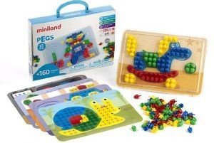 ΠΑΙΧΝΙΔΙ ΔΡΑΣΤΗΡΙΟΤΗΤΩΝ PEGS MINILAND 160 ΤΜΧ PRIMARY COLOURS ΠΑΙΧΝΙΔΙ ΔΡΑΣΤΗΡΙΟΤΗΤΩΝ PEGS MINILAND 160 ΤΜΧ PRIMARY COLOURS